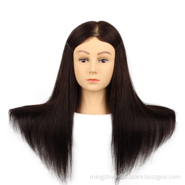 Professional heat resistant wig training mannequin head hair practice head for barber